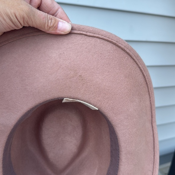 Alter’d State blush Pink Wide Brim Felt hat - Picture 5 of 6